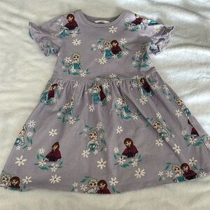 Frozen dress in purple color